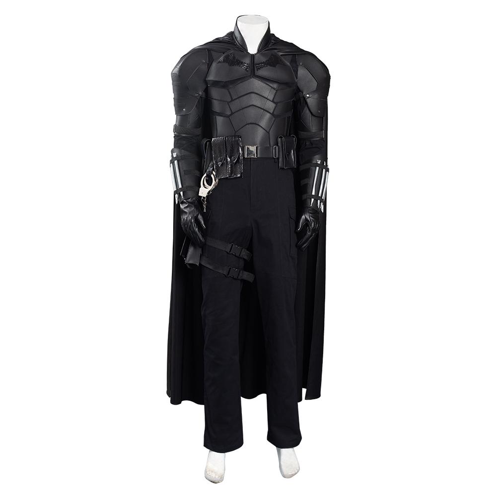 The Batman Bruce Wayne Pants Cloak Outfits Cosplay Costume Halloween Carnival Suit