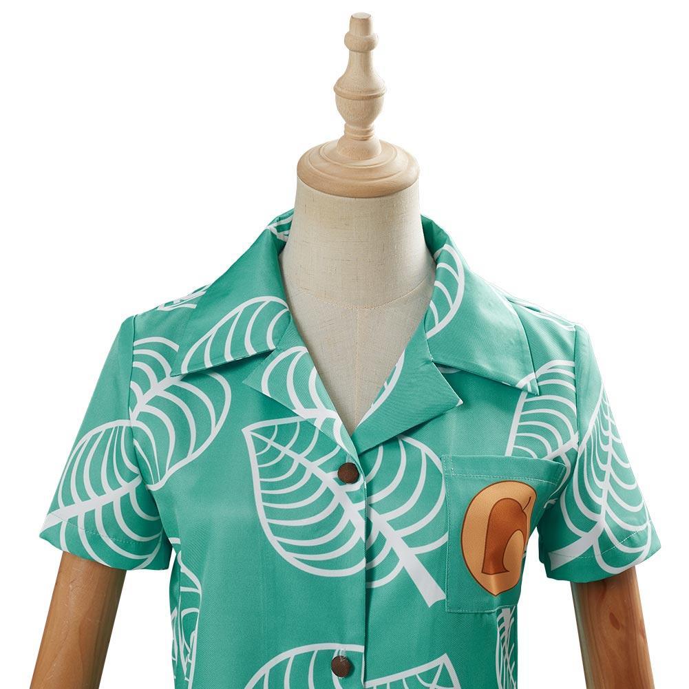 Animal Crossing Timmy & Tommy Top Shirt Cosplay Costume Coat Carnival Outfit Festival
