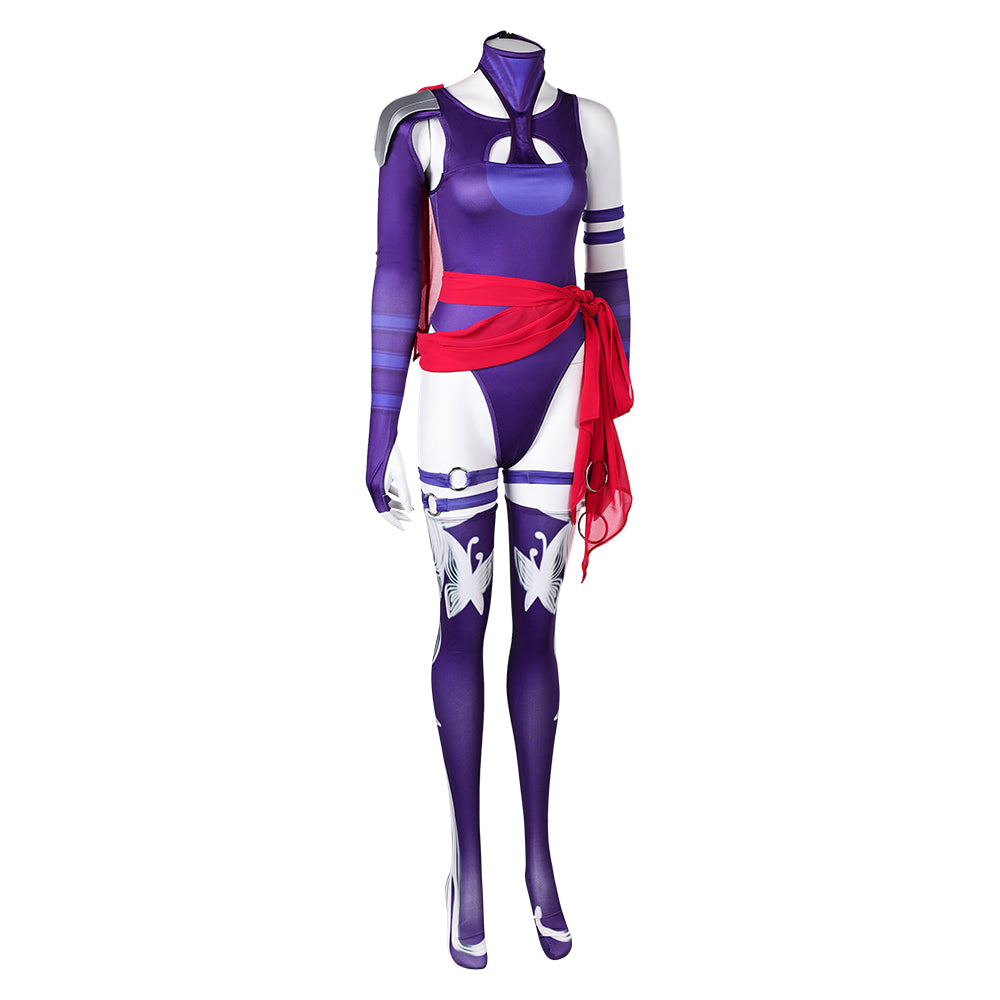 Rivals Psylocke Vengeance Skin Outfits Halloween Carnival Cosplay Costume