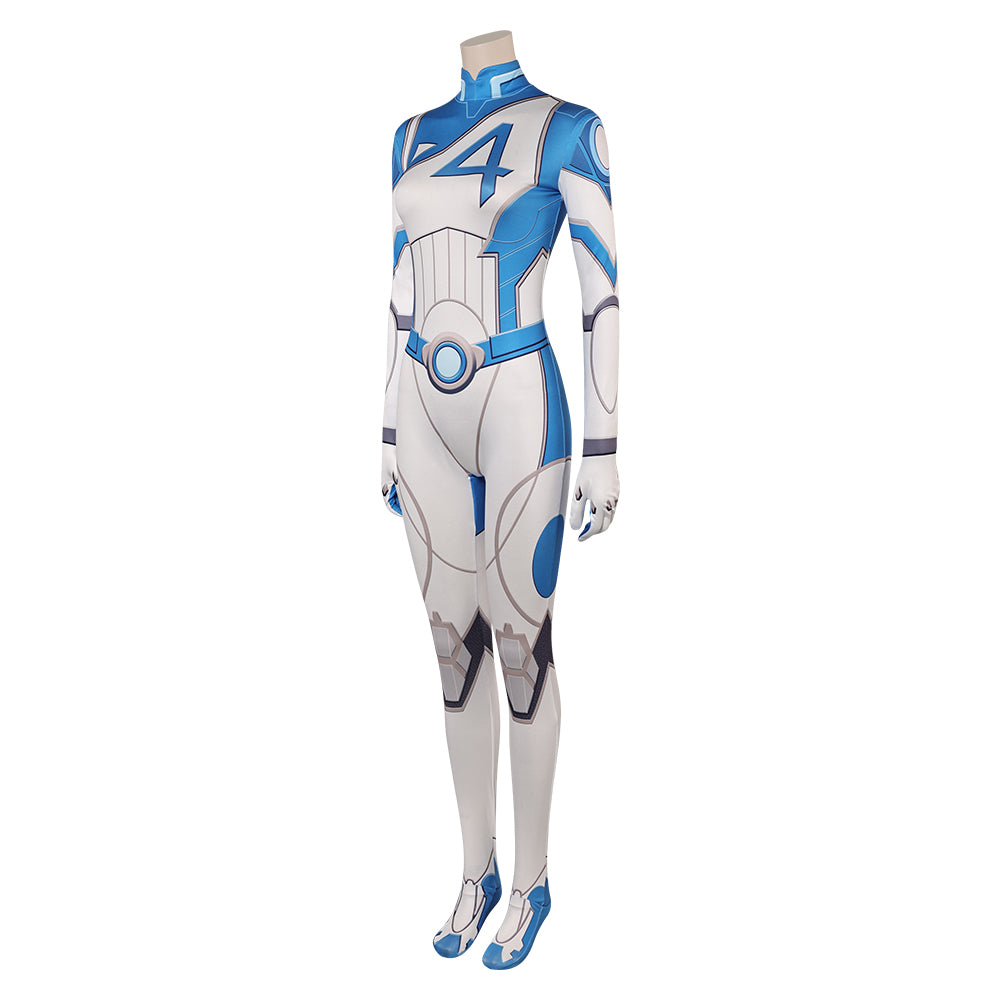 Rivals Invisible Women Sue Storm Jumpsuit Outfits Halloween Carnival Cosplay Costume