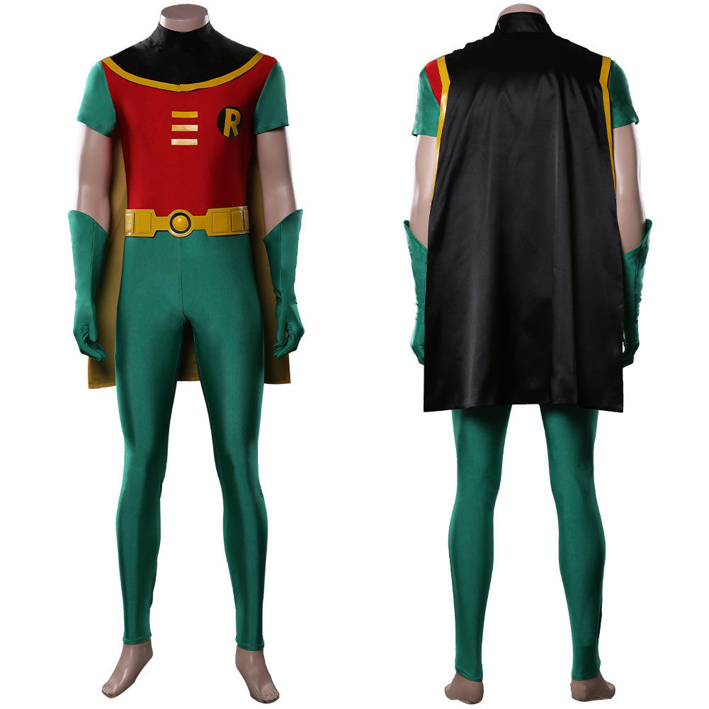 Teen Titans Robin Jumpsuit Outfits Cosplay Costume Halloween Carnival Suit