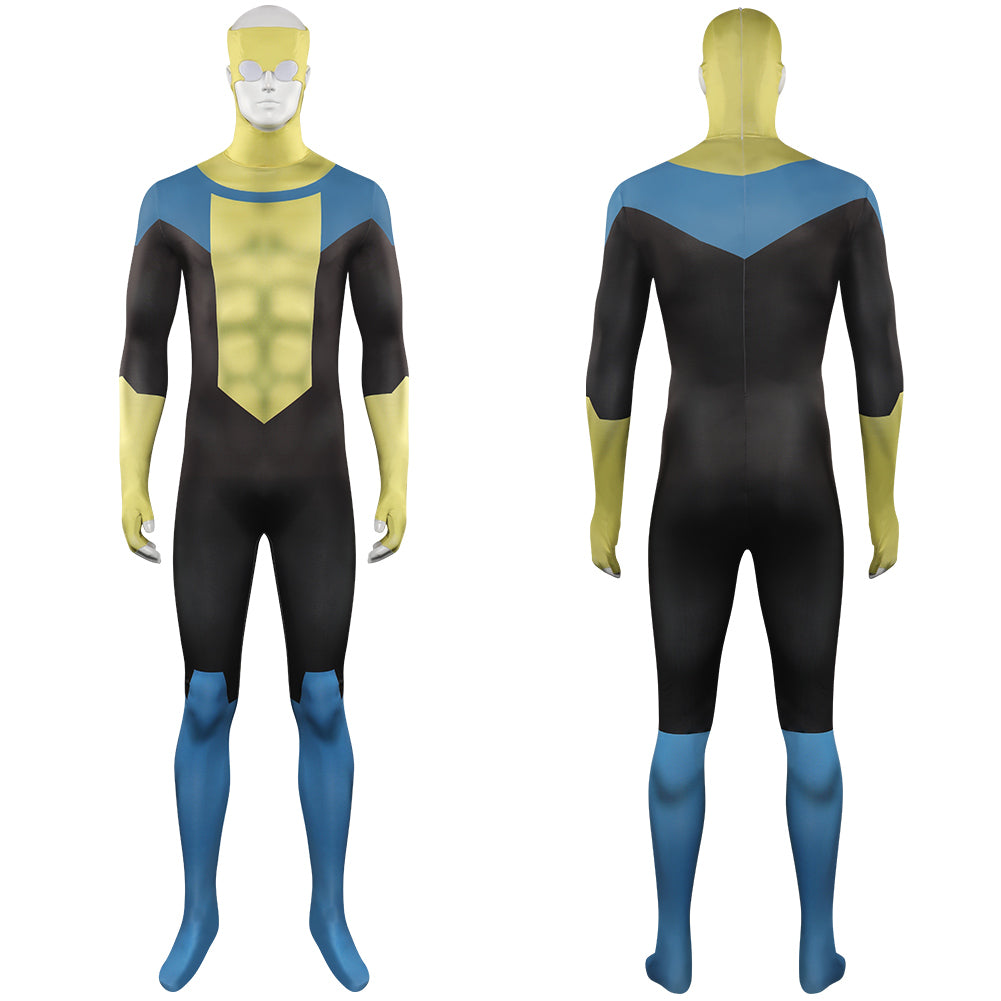 Invincible Mark Jumpsuit Shoes Set Outfits Halloween Carnival Party Suit Cosplay Costume