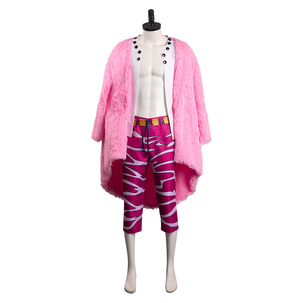 One Piece Donquixote Doflamingo Outfits Halloween Carnival Suit Cosplay Costume