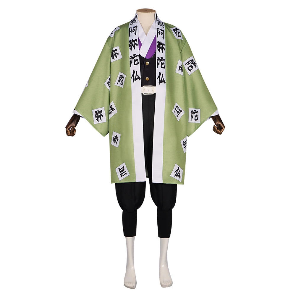 Demon Slayer Himejima Gyomei Outfits Halloween Carnival Suit Cosplay Costume