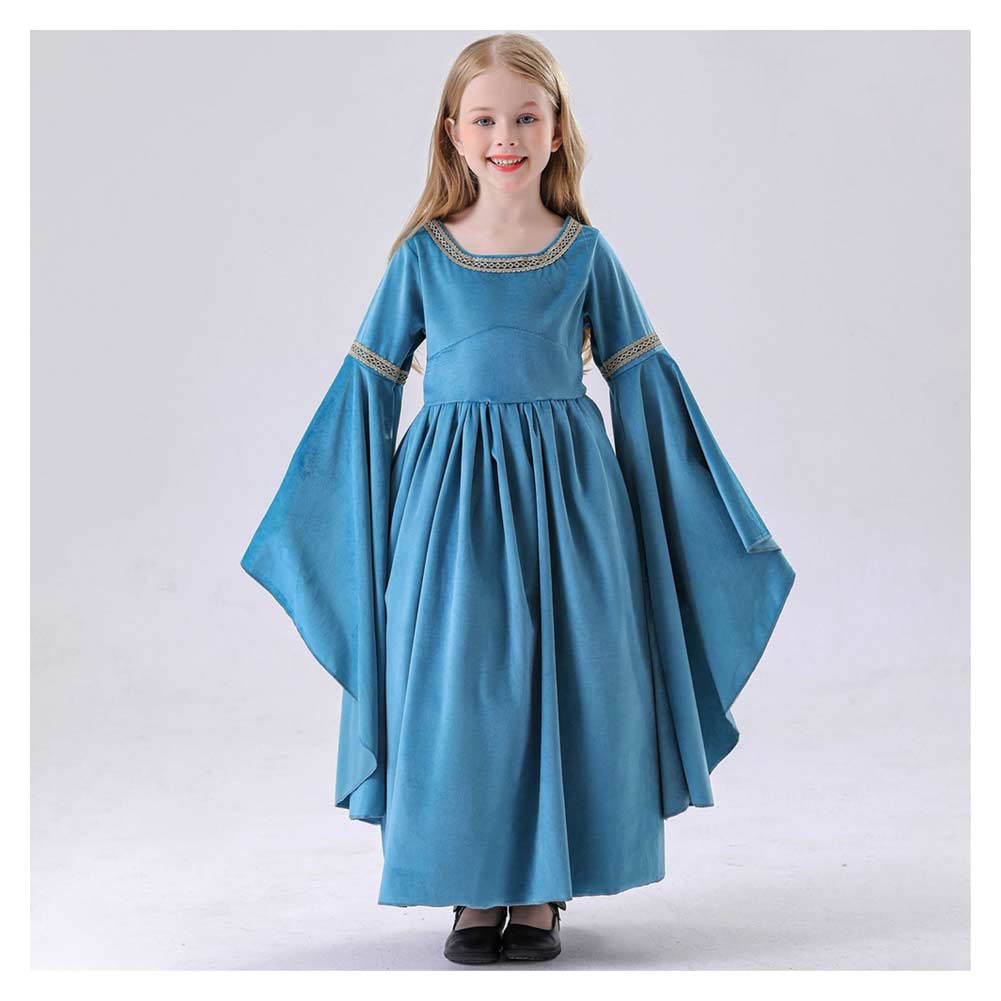 The Lord of the Rings Arwen Elf Hood Dress Set Halloween Renaissance Party Cosplay Costume