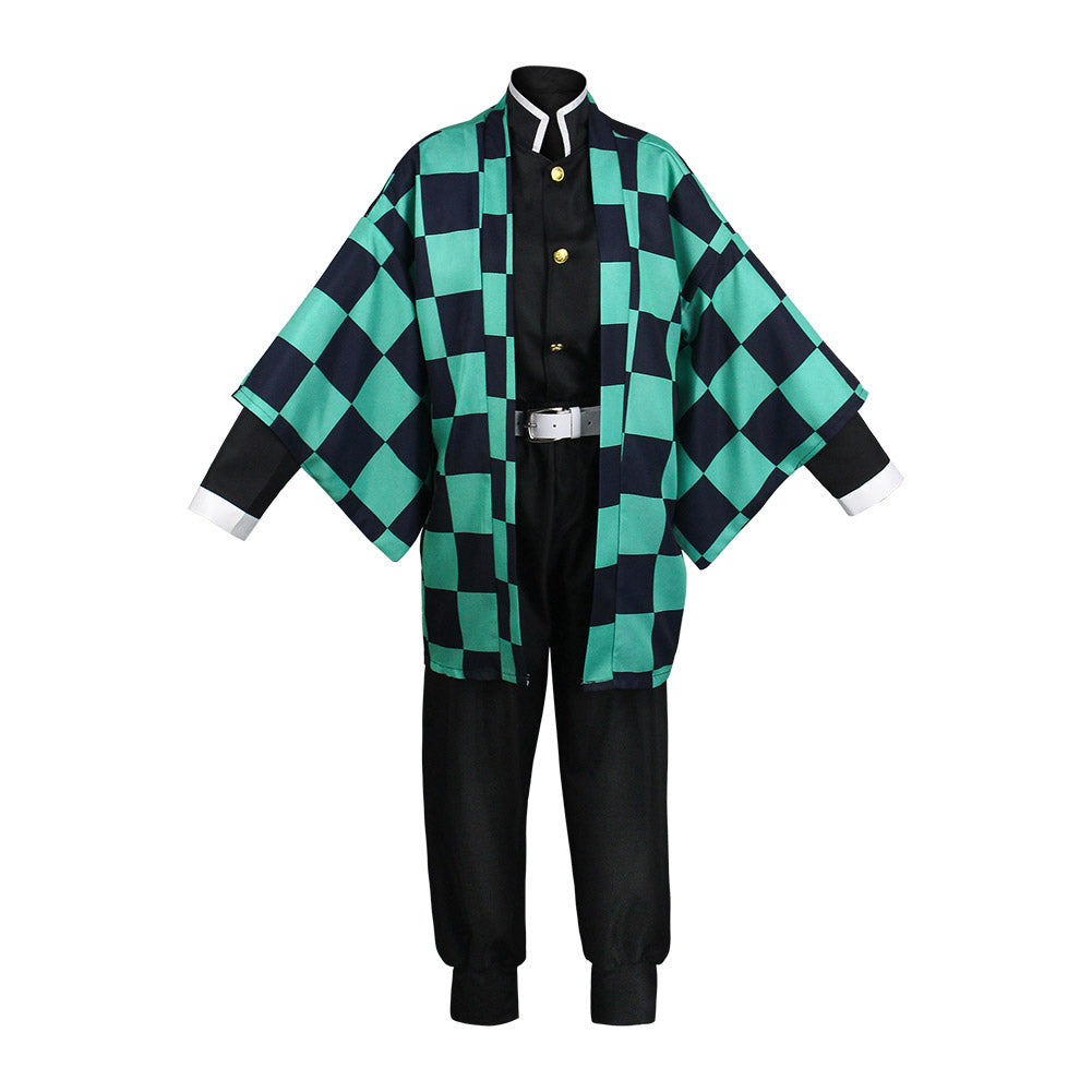 Kamado Tanjirou Cosplay Costume Outfits Halloween Carnival Suit