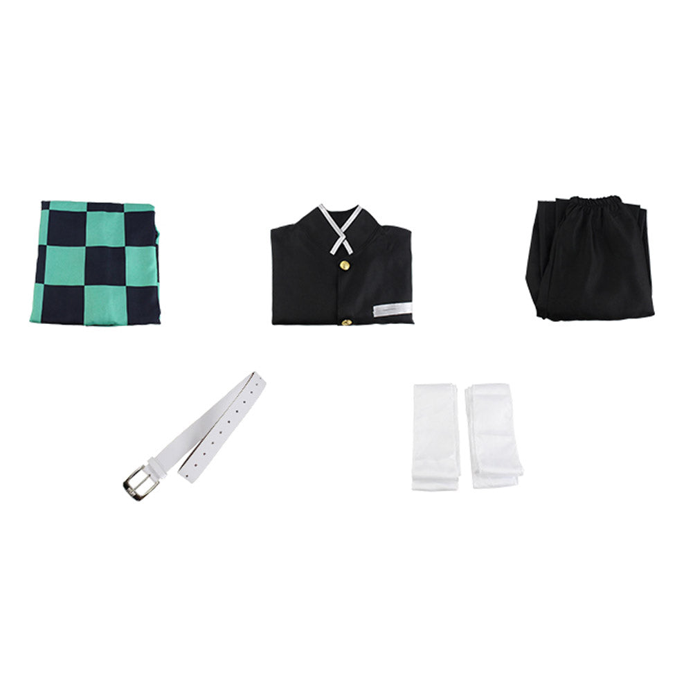 Kamado Tanjirou Cosplay Costume Outfits Halloween Carnival Suit