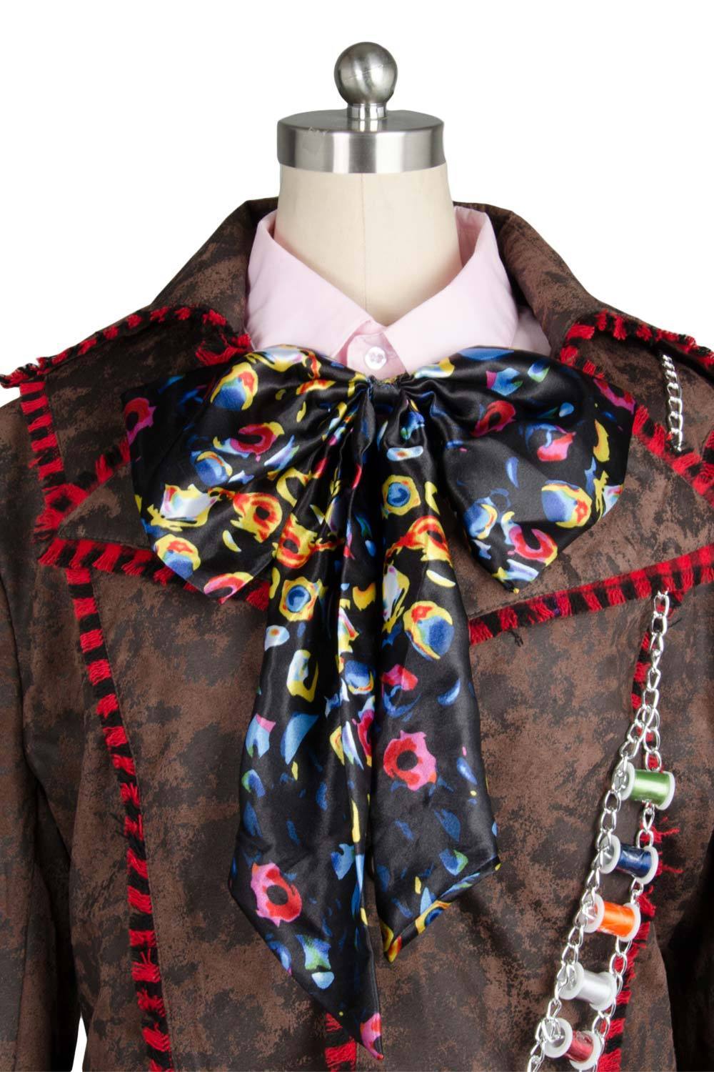Johnny Depp Mad Hatter Outfits Halloween Carnival Suit Cosplay Costume