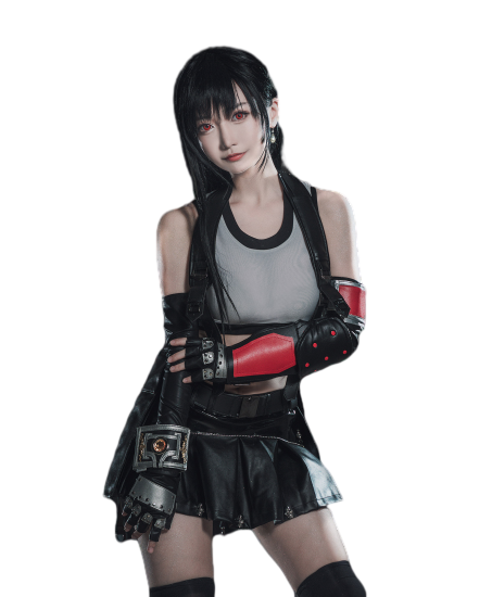 Final Fantasy VII Remake Tifa Lockhart Cosplay Costume Outfits Halloween Carnival Suit