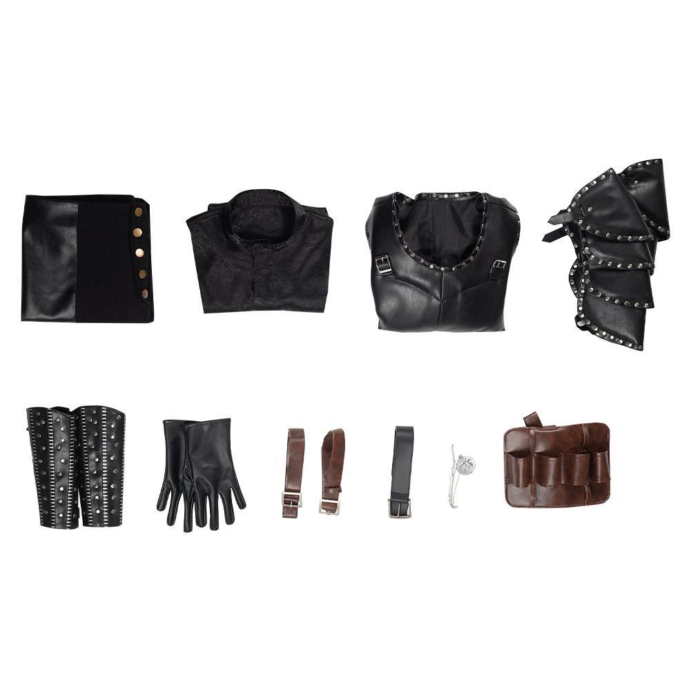 The Witcher Geralt of Rivia Outfit Cosplay Costume Halloween Carnival Suit