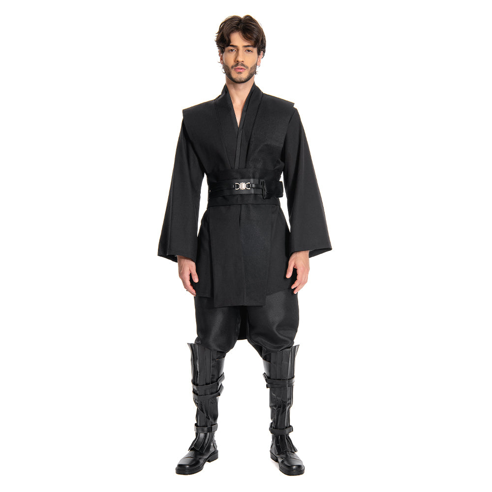 Anakin Skywalker Cosplay Costume Outfit Black Version
