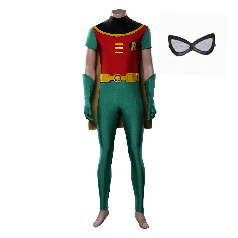 Teen Titans Robin Jumpsuit Outfits Cosplay Costume Halloween Carnival Suit