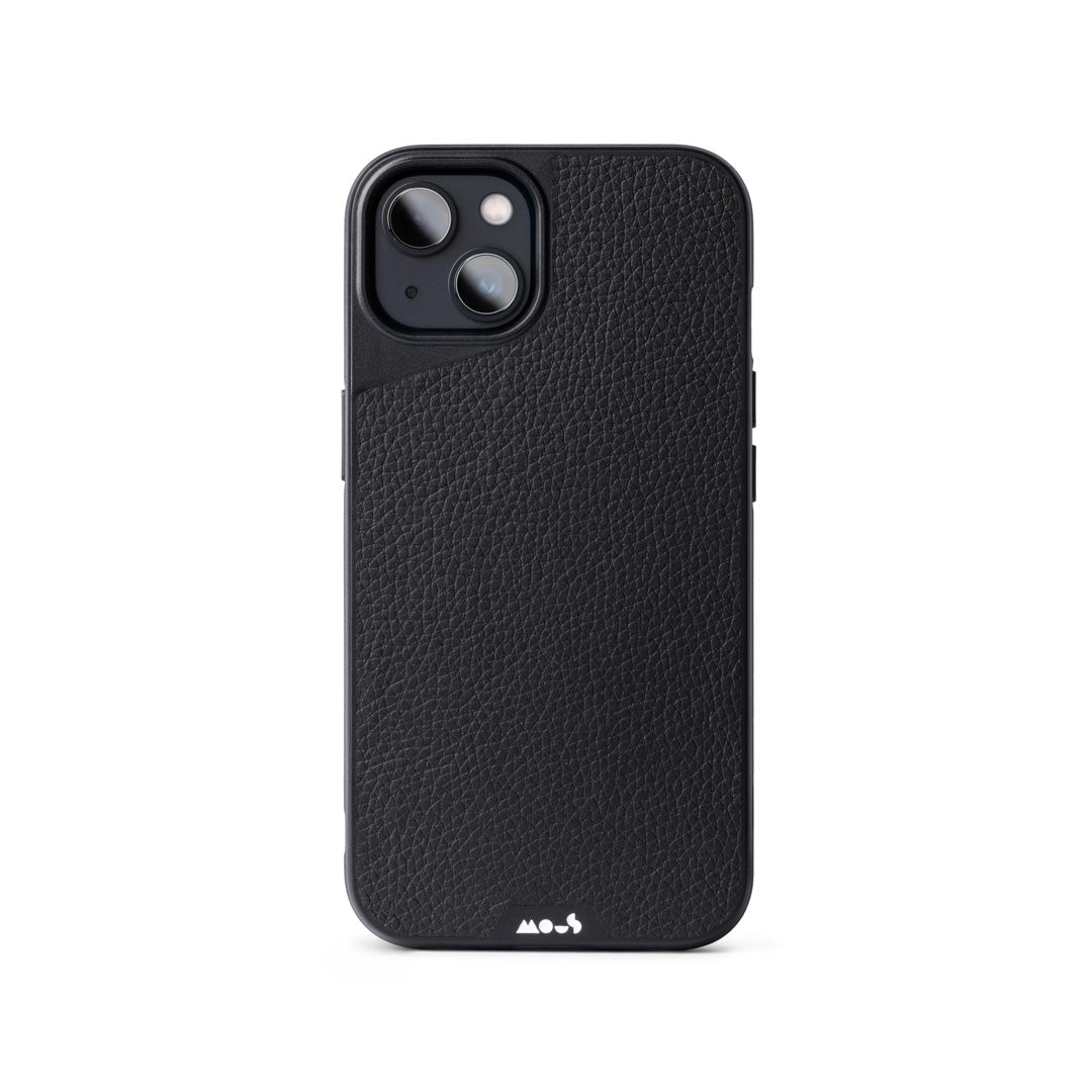 MagSafe® Compatible Black Leather Phone Case - Limitless 4.0