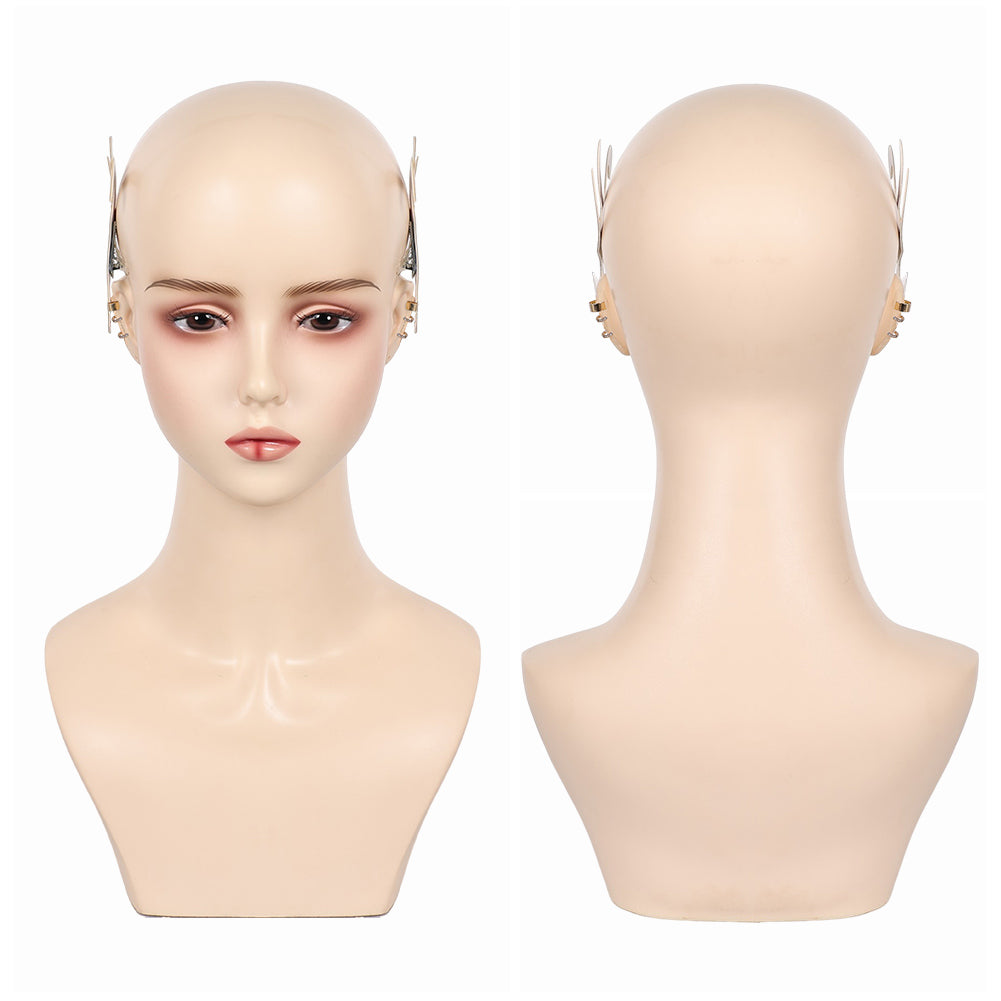 Kpop Demon Hunters Mira Golden Ear Clip Ornament Halloween Carnival Costume Accessories