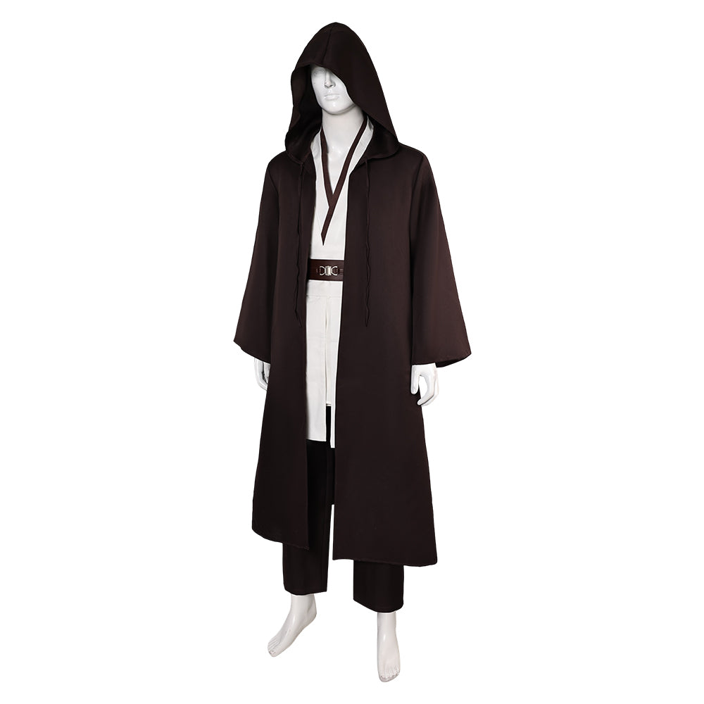 Obi-Wan Kenobi Jedi Outfits Full Set Cosplay Costume Halloween Carnival Suit