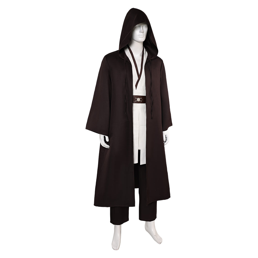 Obi-Wan Kenobi Jedi Outfits Full Set Cosplay Costume Halloween Carnival Suit