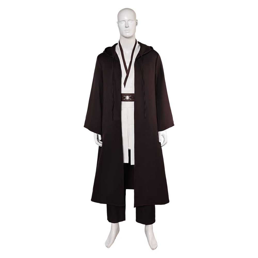 Obi-Wan Kenobi Jedi Outfits Full Set Cosplay Costume Halloween Carnival Suit