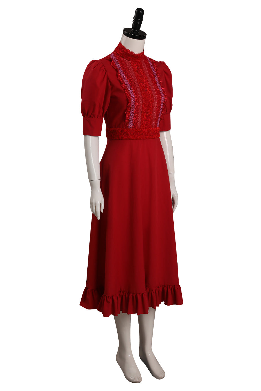 Pearl (2022) X Pearl Red Dress Outfits Halloween Horror Carnival Suit Cosplay Costume