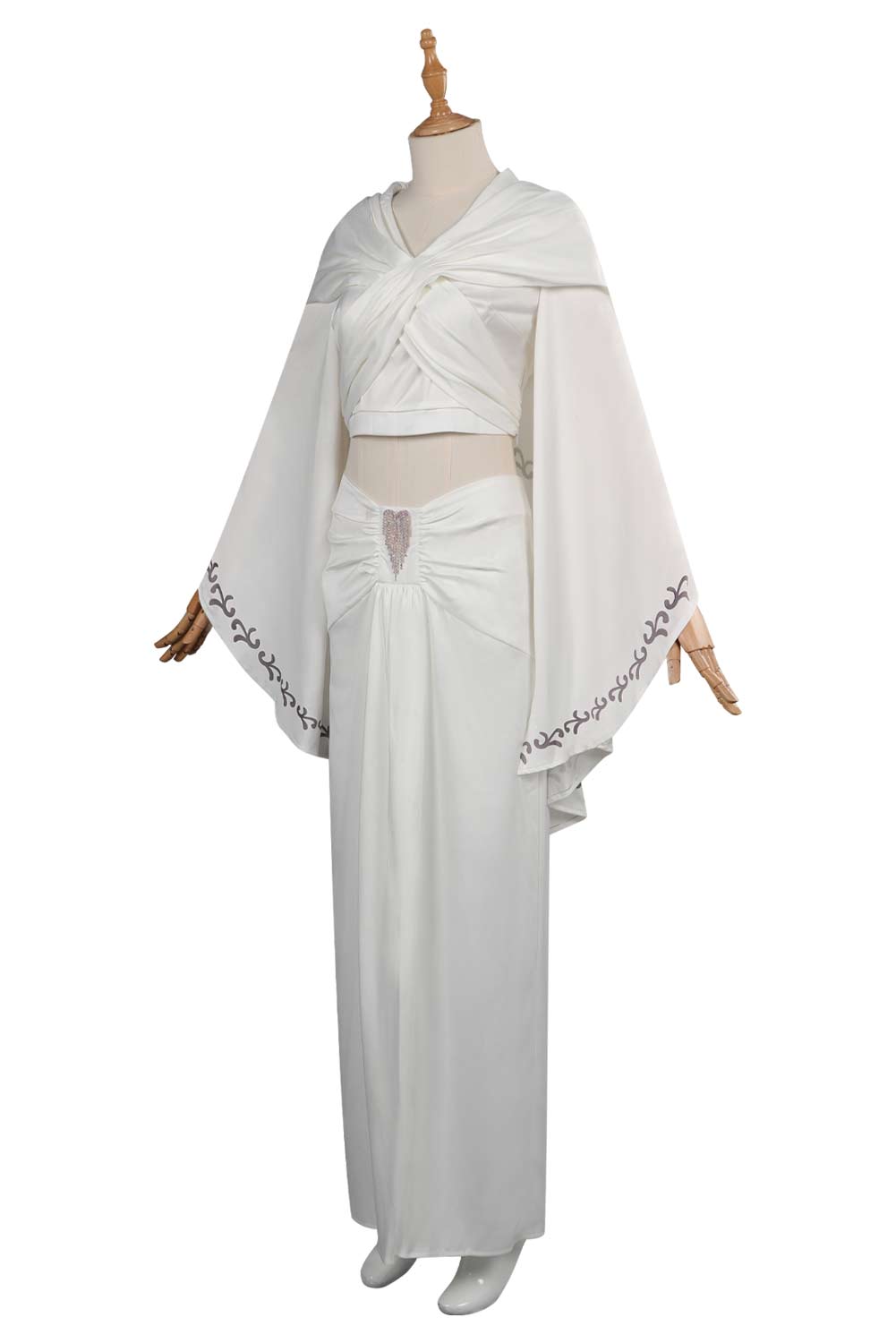 Padmé Amidala White Outfits Without Cloak Halloween Carnival Suit Cosplay Costume