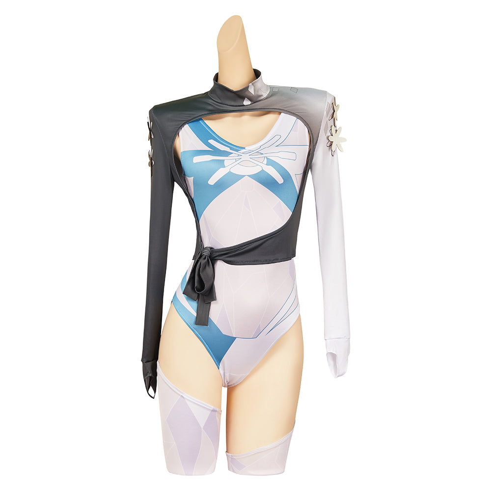 Rivals Luna Snow Cool Summer Swimsuit Set Halloween Carnival Party Cosplay Costume