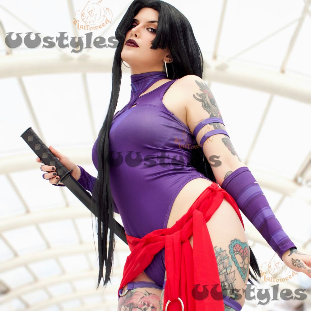 Rivals Psylocke Vengeance Skin Outfits Halloween Carnival Cosplay Costume