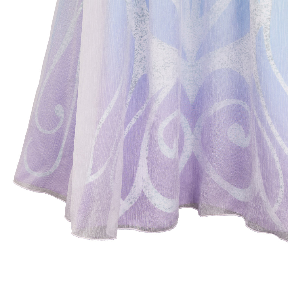 Wicked: For Good Glinda Printed Gown Halloween Carnival Party Cosplay Costume