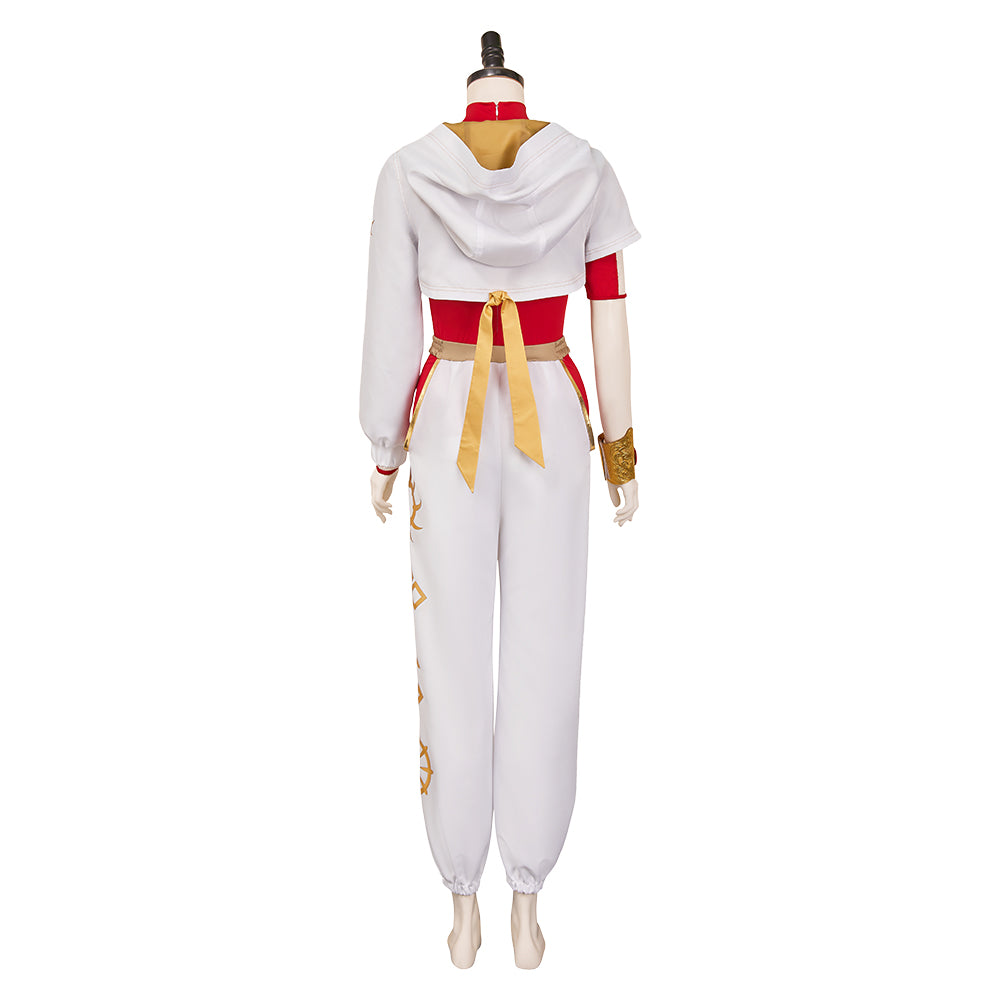 Zombies 4 Nova Red Top Pants Set Halloween Carnival Party Cosplay Costume
