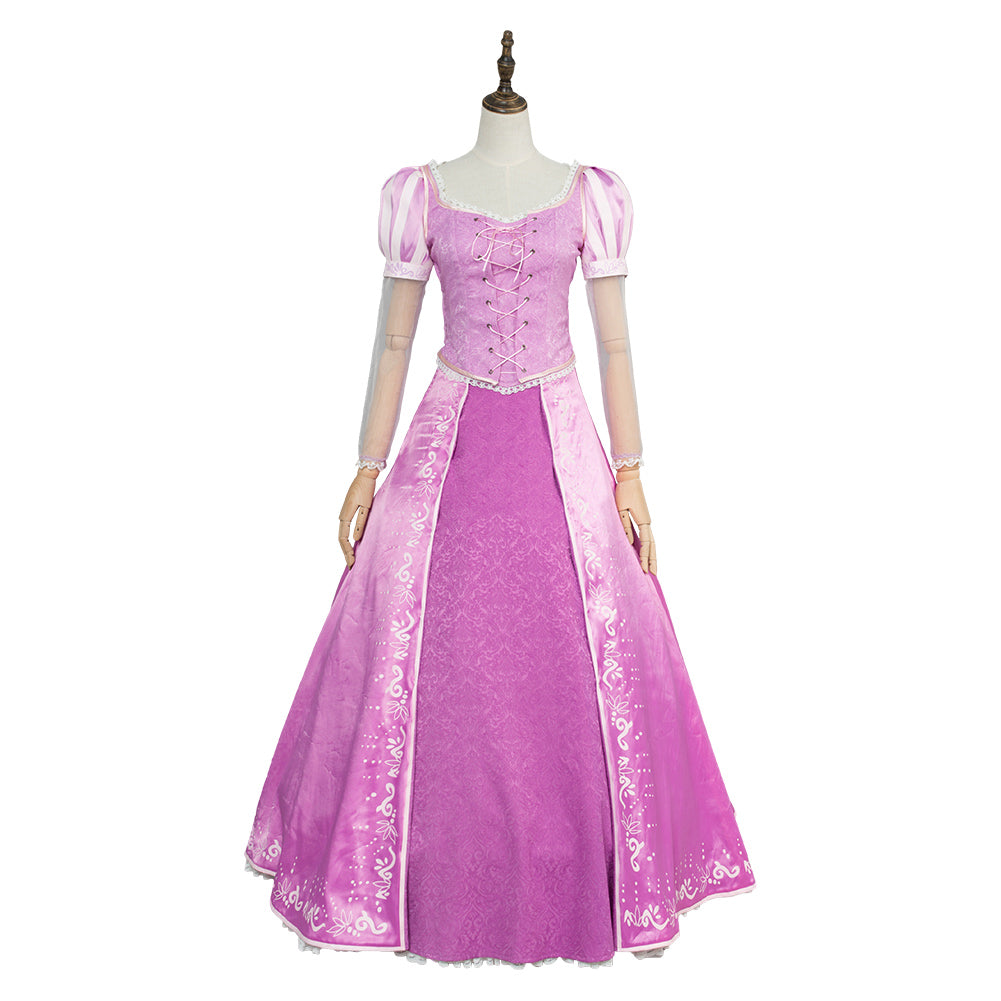 Rapunzel Dress Outfits Halloween Carnival Suit Cosplay Costume