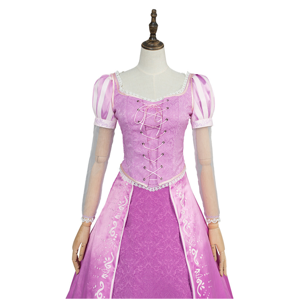 Rapunzel Dress Outfits Halloween Carnival Suit Cosplay Costume