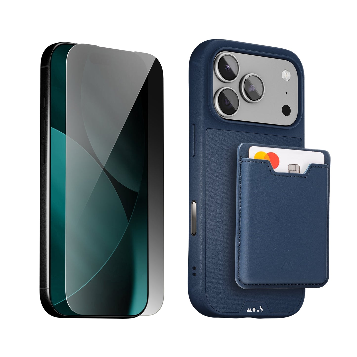 Marine Protective Case, Screen Protector and Card Wallet - iPhone Starter Kit