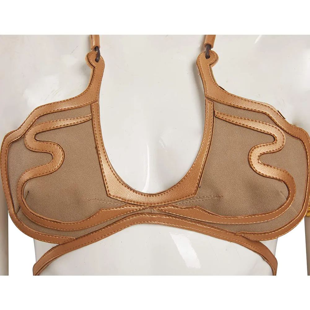 Princess Leia Sexy Bikini Outfits Lingerie Jaba Scene Halloween Party Cosplay Costume