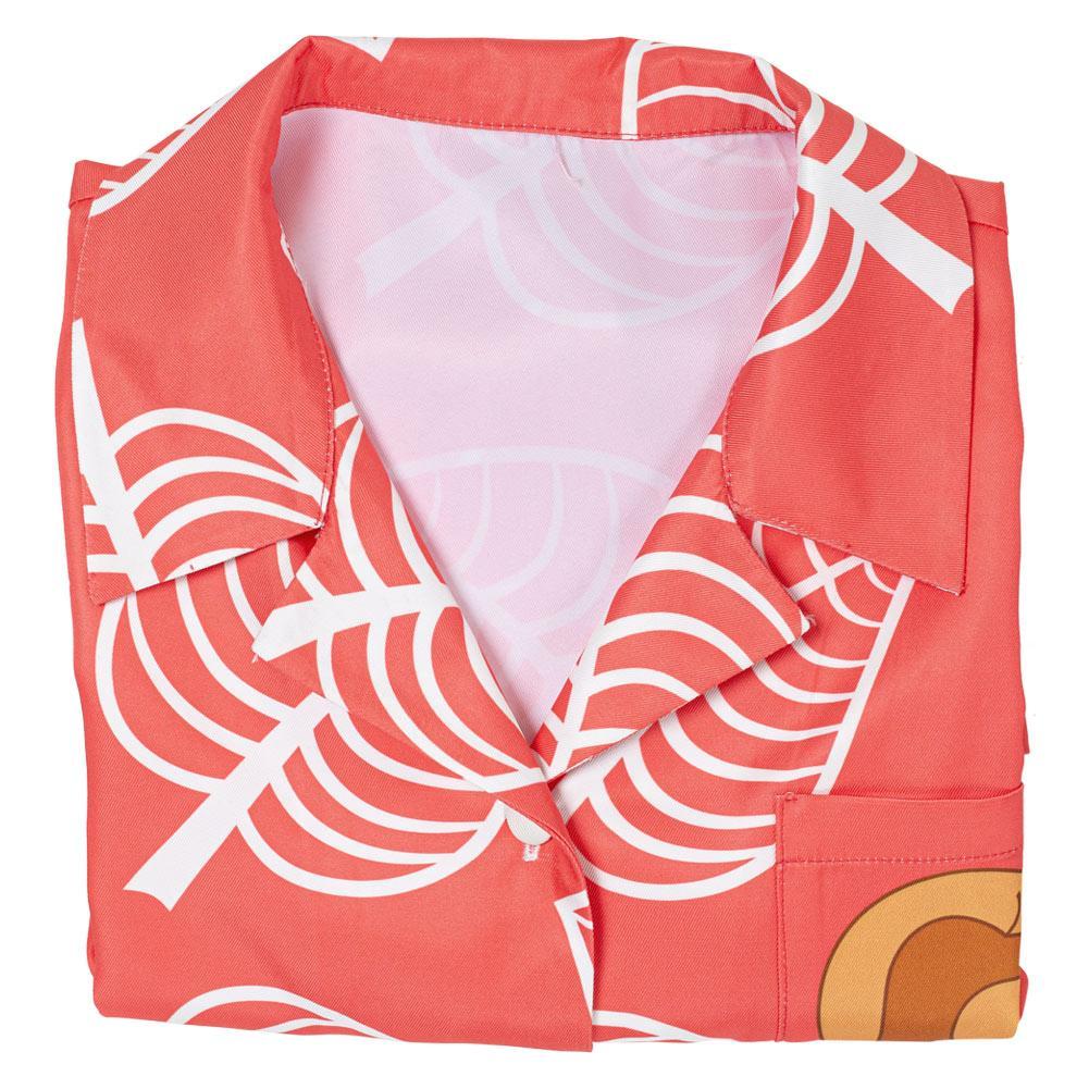 Animal Crossing Isabelle Cosplay Costume Women Short Sleeve Shirts Top