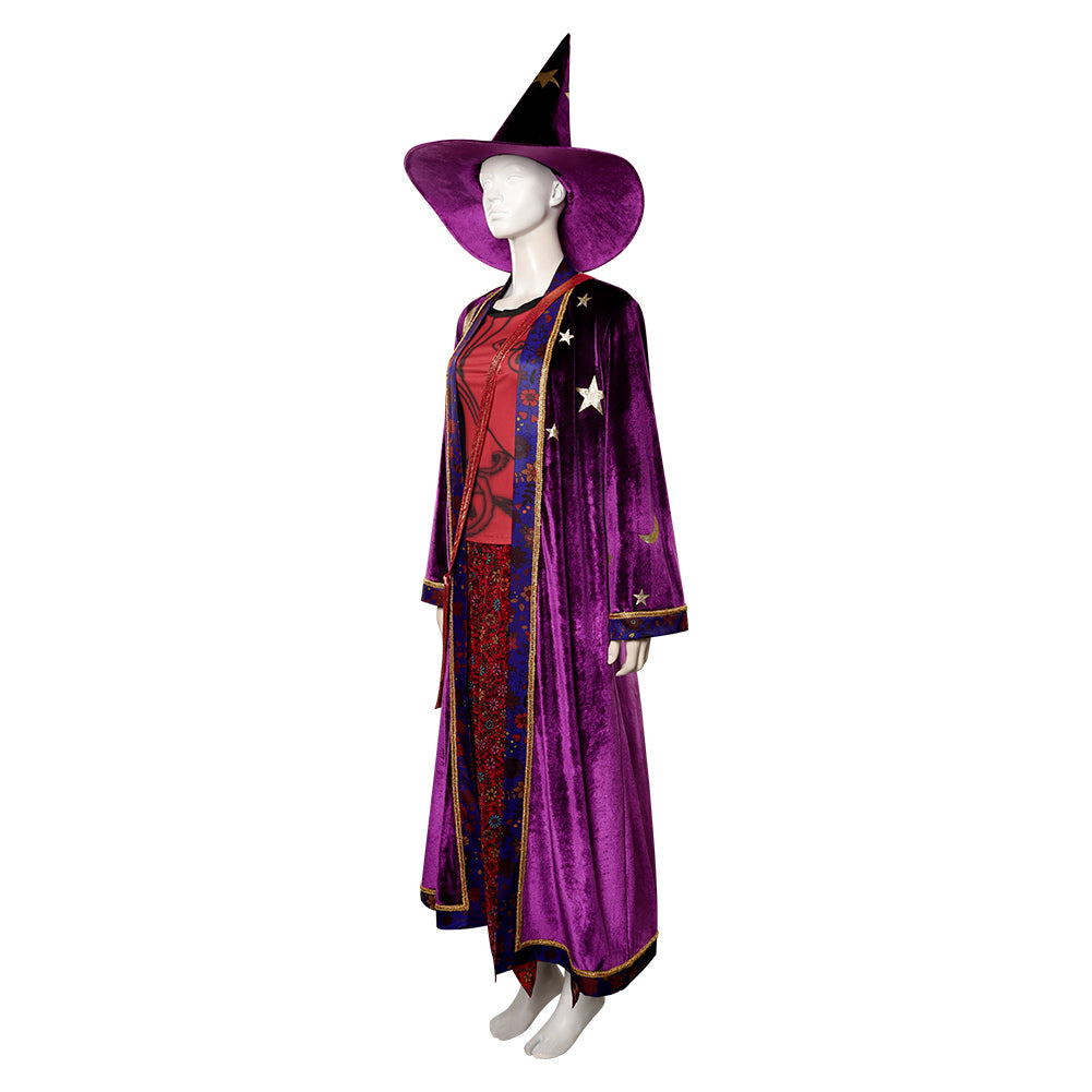 Halloweentown Marnie Piper Cosplay Costume Dress Hat Bag Outfits Halloween Carnival