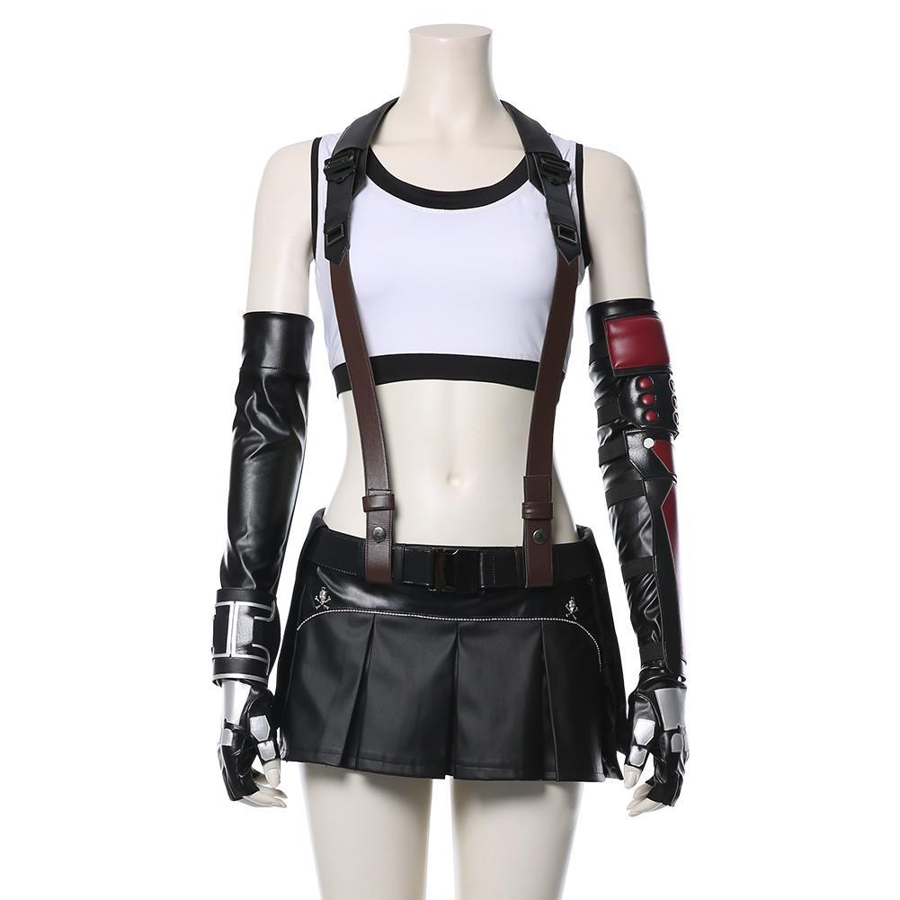 Final Fantasy VII Remake Tifa Lockhart Cosplay Costume Outfits Halloween Carnival Suit