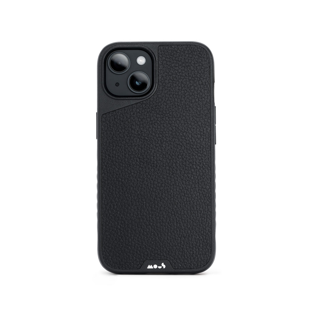 MagSafe® Compatible Black Leather Phone Case - Limitless 5.0