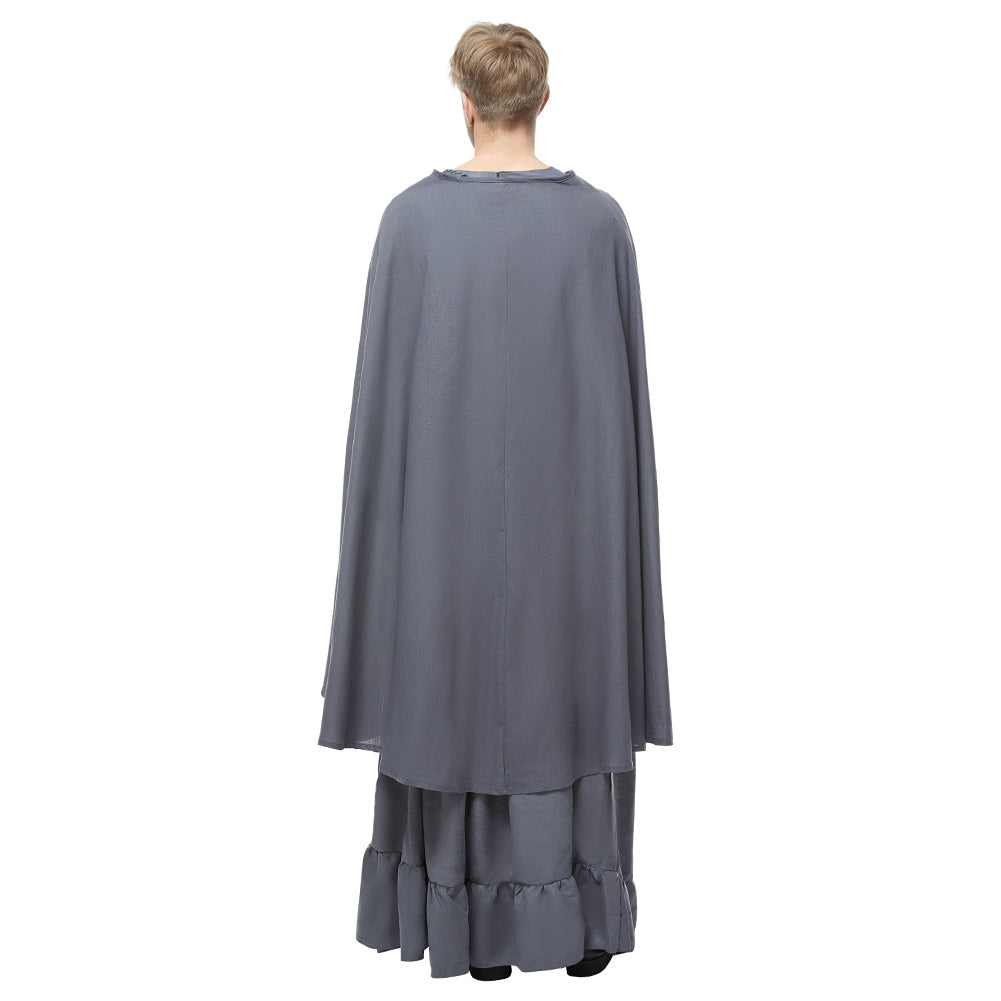 The Lord Of The Rings Gandalf the Grey Robe Outfits Halloween Cosplay Costume