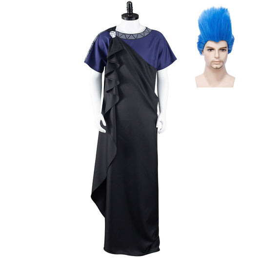 Hercules Hades Outfits Cosplay Costume Halloween Carnival Suit