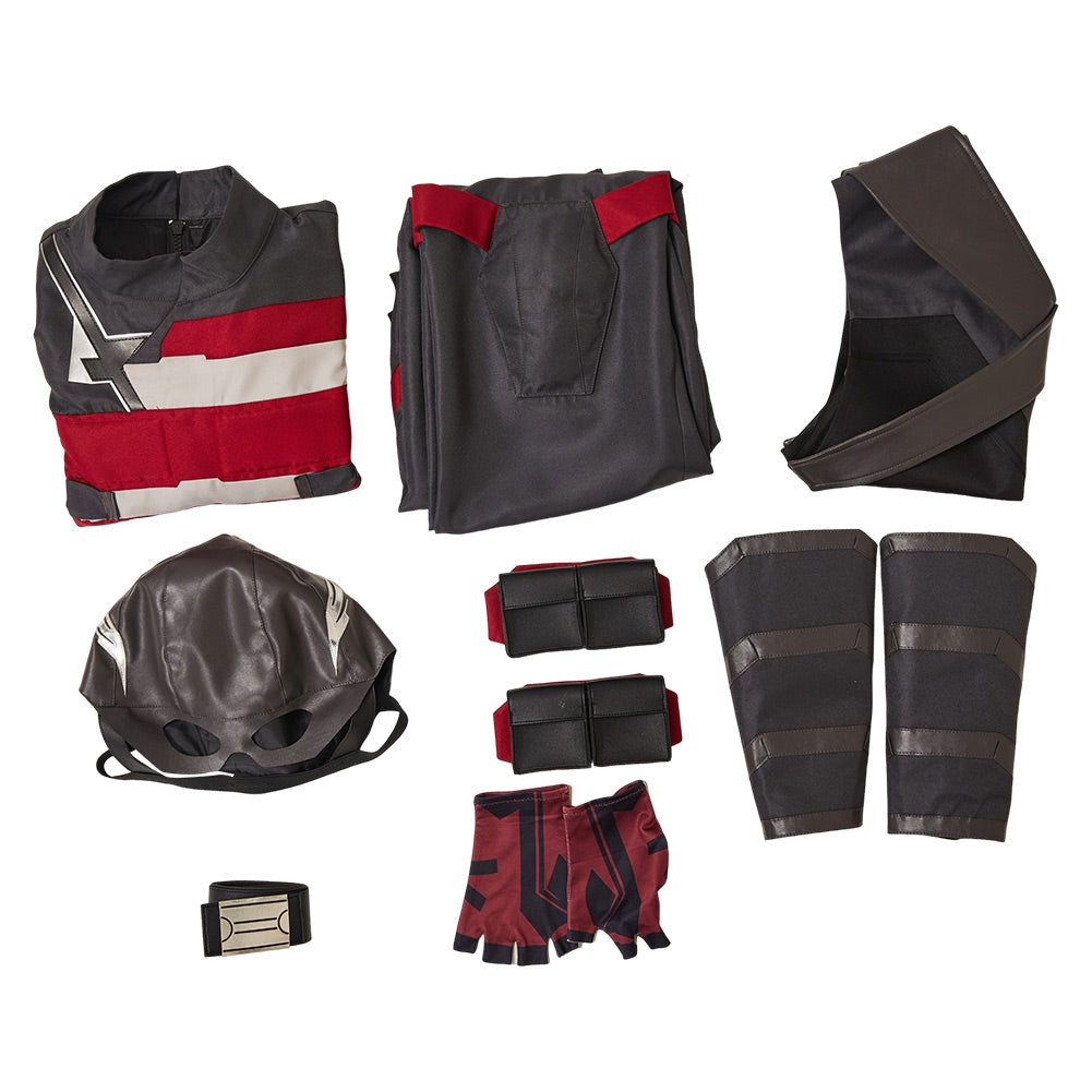Thunderbolts US Agent Leather Unifrom Set Outfits Halloween Carnival Party Cosplay Costume