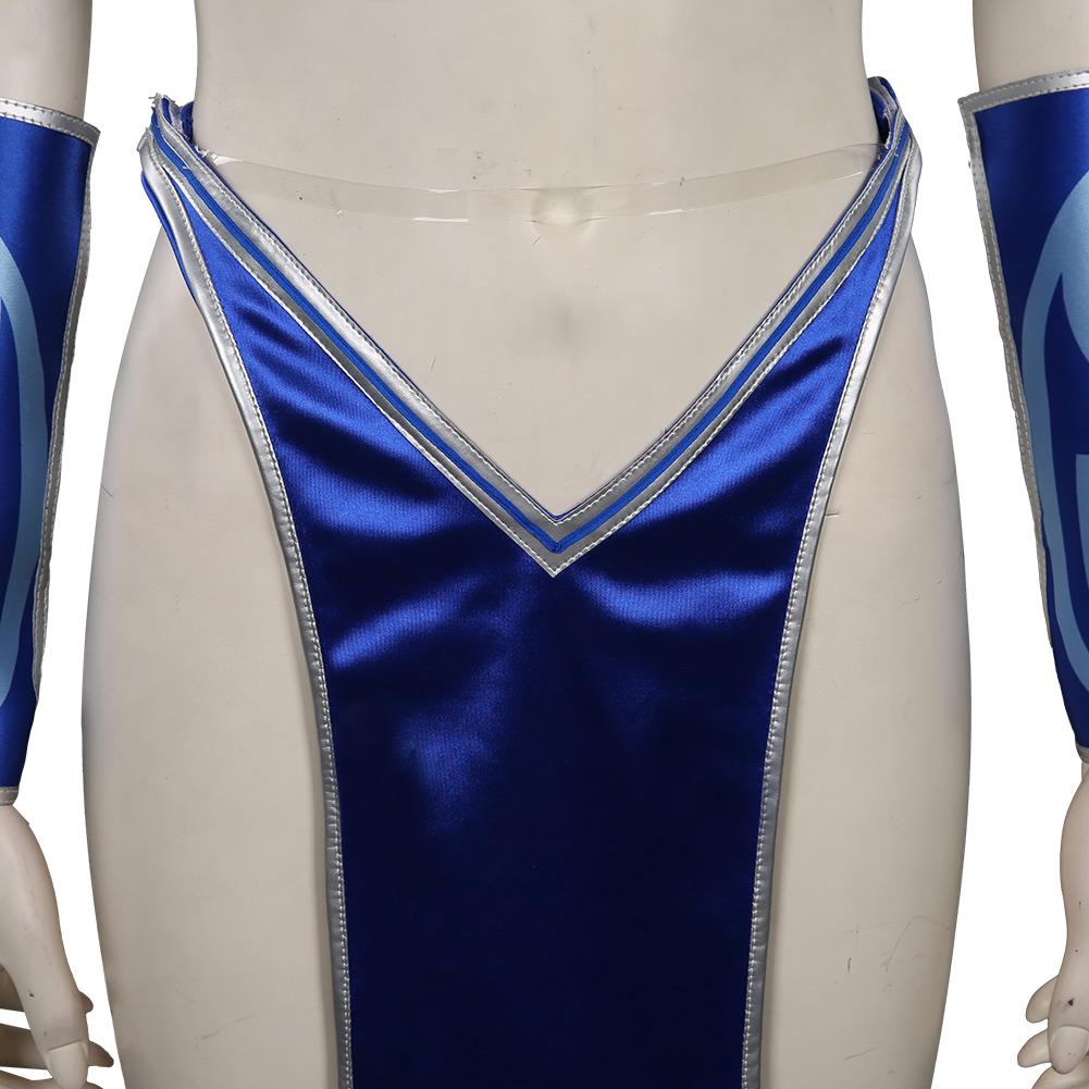 Mortal Kombat 9 Kitana Outfits Halloween Carnival Suit Cosplay Costume