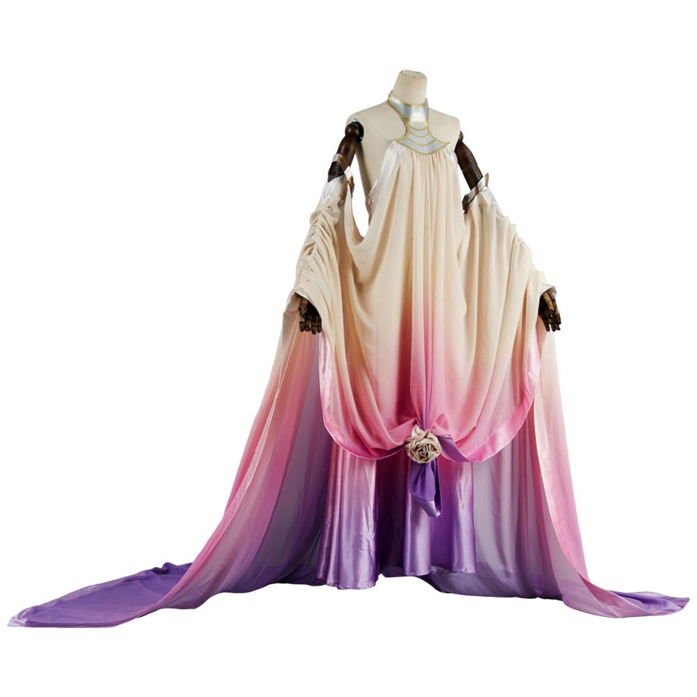 Padme Amidala Naberrie Lake Dress Outfits Cosplay Costume Halloween Suit