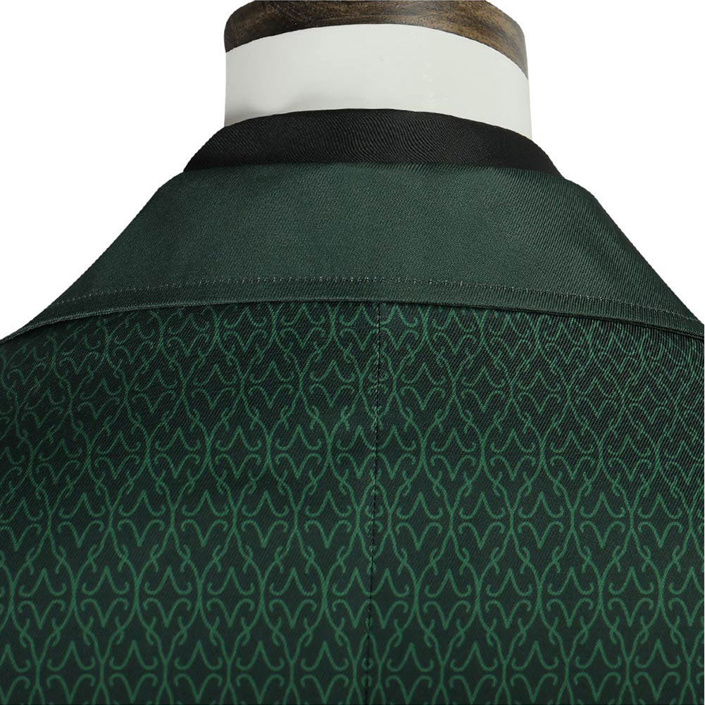 Wicked The Wizard of Oz Green Coat Suit Set Halloween Carnival Party Cosplay Costume