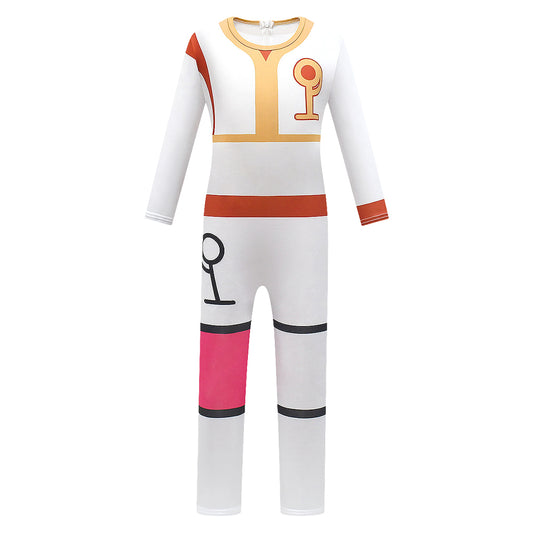 Zombie 4 Kids Children Zed White Swimsuit Halloween Carnival Party Cosplay Costume