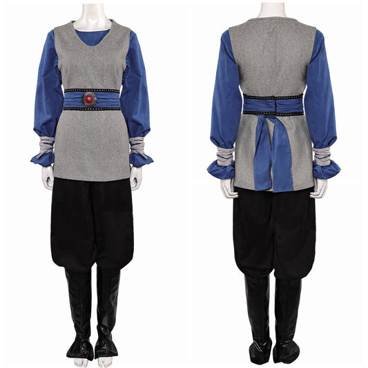 Rey Skywalker Padawan Woman Outfits  Halloween Carnival Party Cosplay Costume