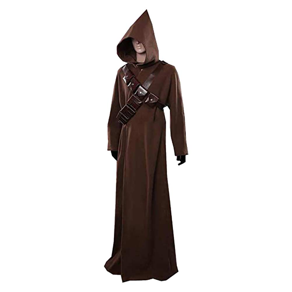 Jawa Adult Brown Robe Outfits Halloween Carnival Cosplay Costume