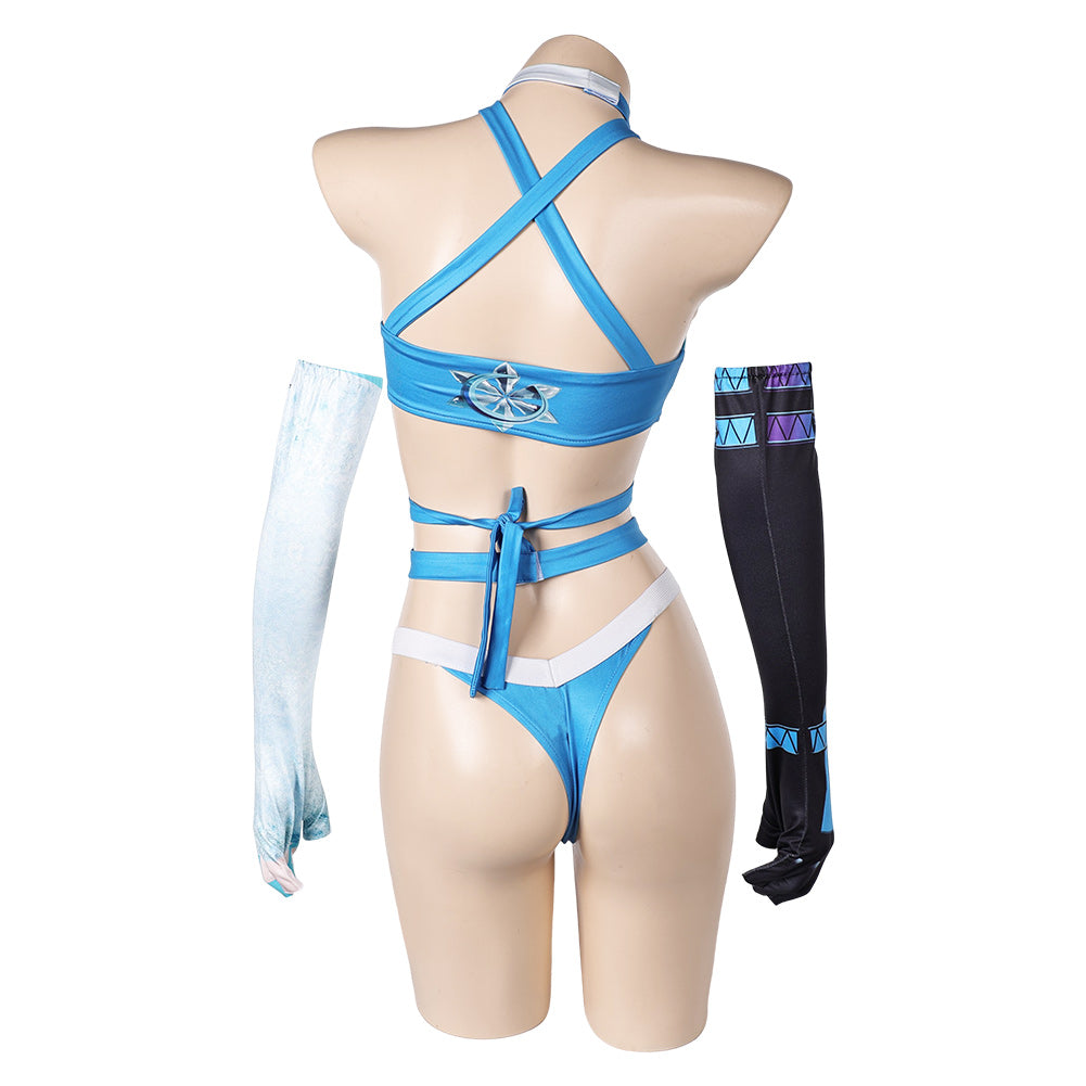 Rivals Luna Snow Women Sexy Straps Lingerie Outfits Halloween Carnival Cosplay Costume