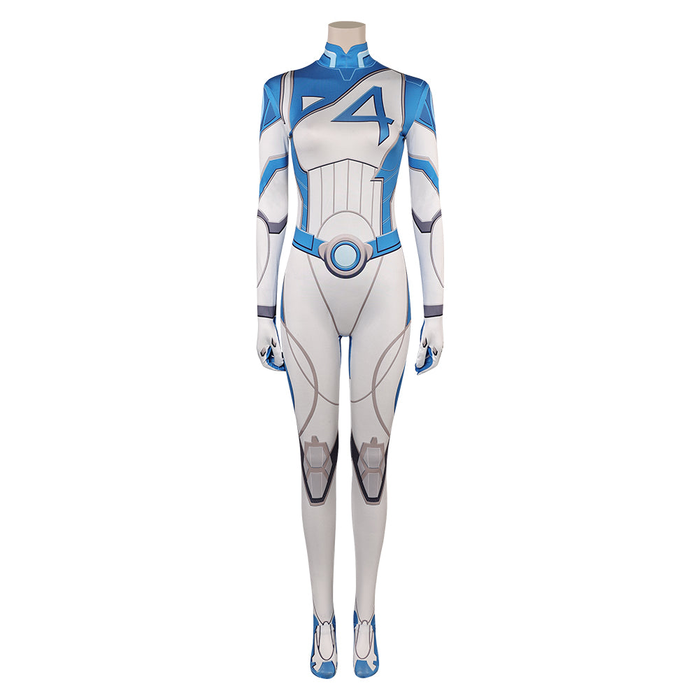Rivals Invisible Women Sue Storm Jumpsuit Outfits Halloween Carnival Cosplay Costume