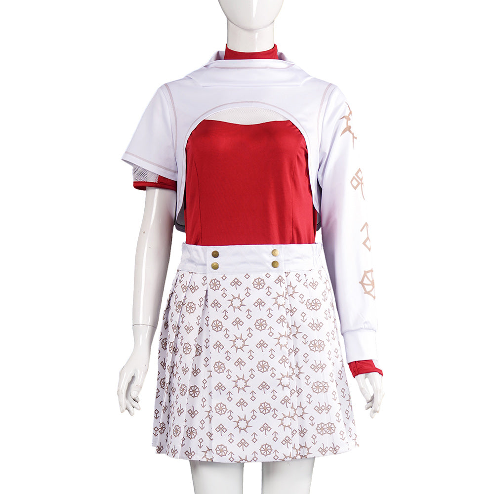 Zombies 4 Addison Kids Children White Dress Halloween Carnival Party Cosplay Costume