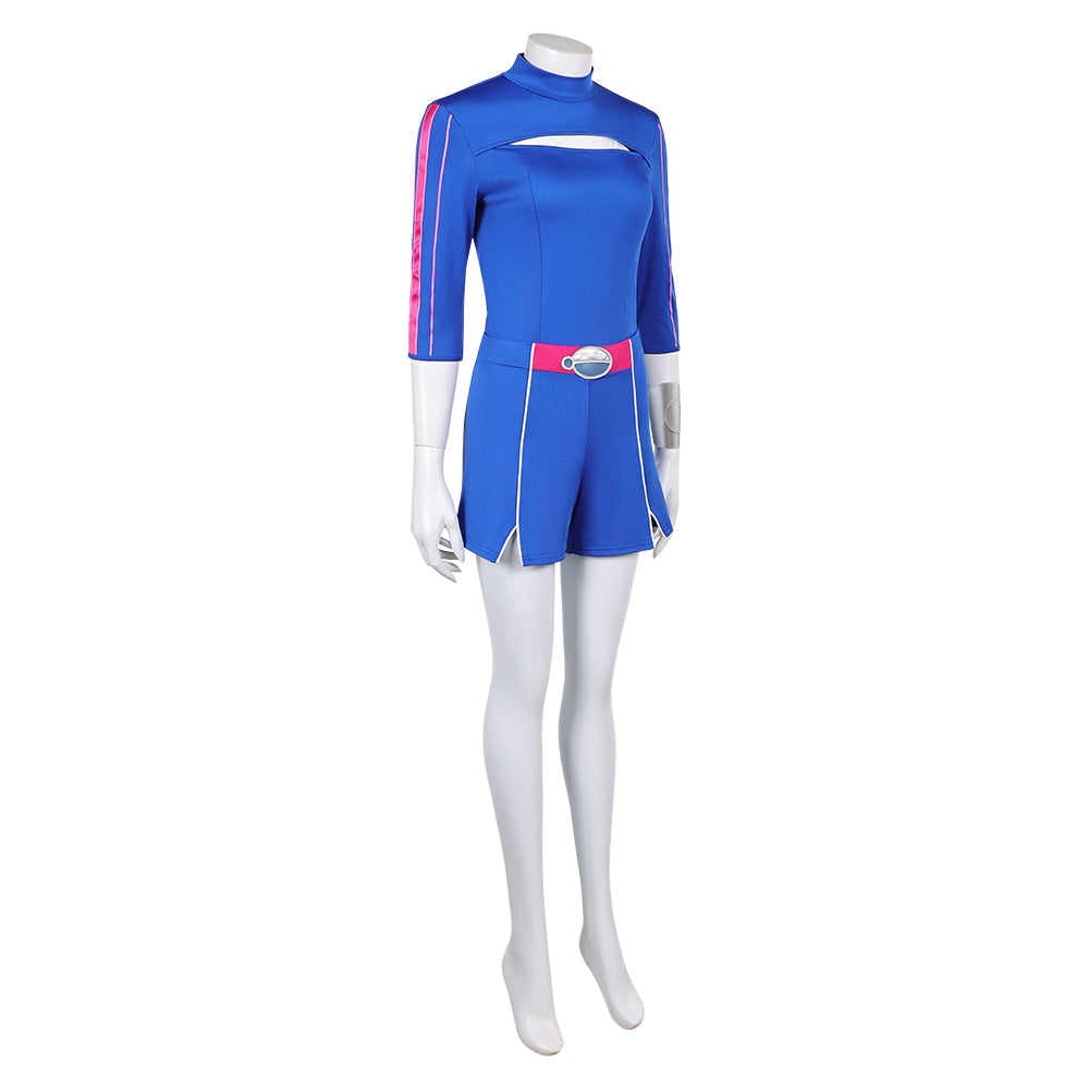 Zombies 4 (2025) Addison Blue Top Pants Outfits Halloween Carnival Party Cosplay Costume