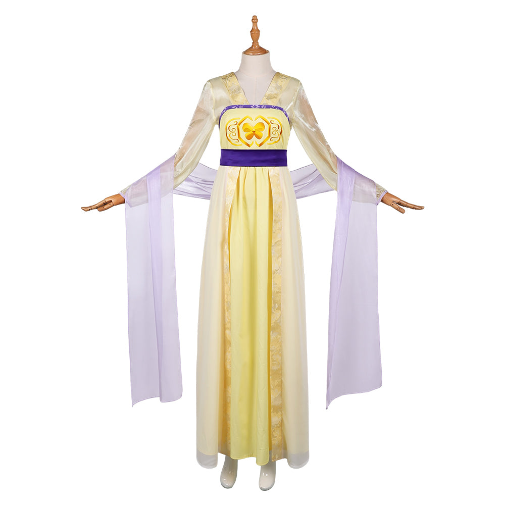 The Apothecary Diaries Season 2 Maomao Yellow Hanfu Dress Outfits Halloween Carnival Cosplay Costume