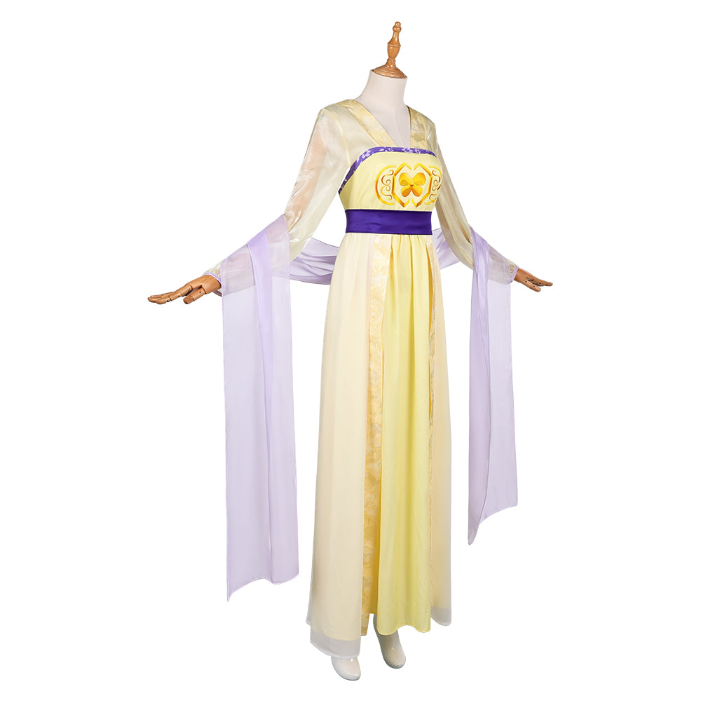 The Apothecary Diaries Season 2 Maomao Yellow Hanfu Dress Outfits Halloween Carnival Cosplay Costume